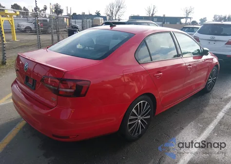 2016 Volkswagen Jetta 1.8T Sport z USA, uszkodzony, nr VIN 3VWD17AJ4GM236346